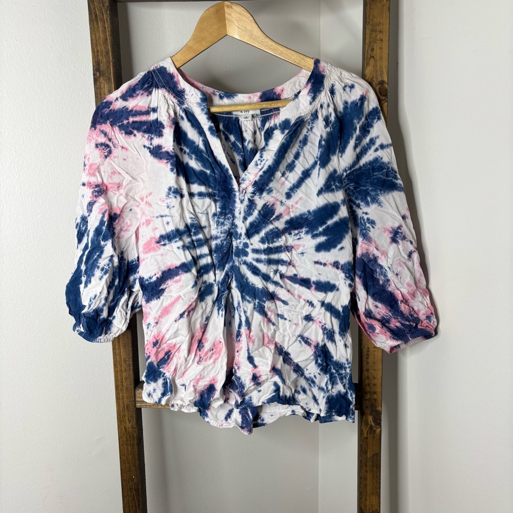 Crown and Ivy Tie-Dye Women's Top S